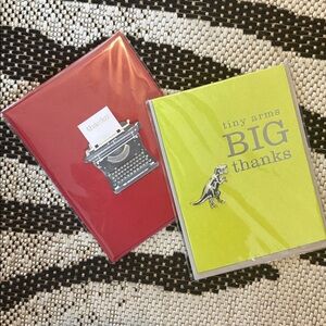 🆕Papyrus Bundle Of 2 “Thank You” Greeting Cards